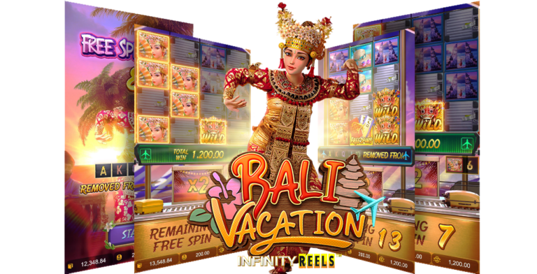 สัญลักษณ์ Bali Vacation วันหยุดพักผ่อนของบาหลี 
